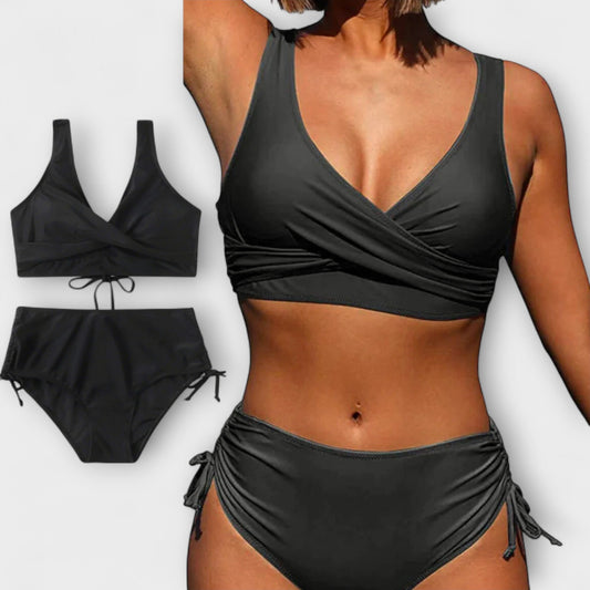 Moni - Conjunto de bikini de dos piezas con estilo