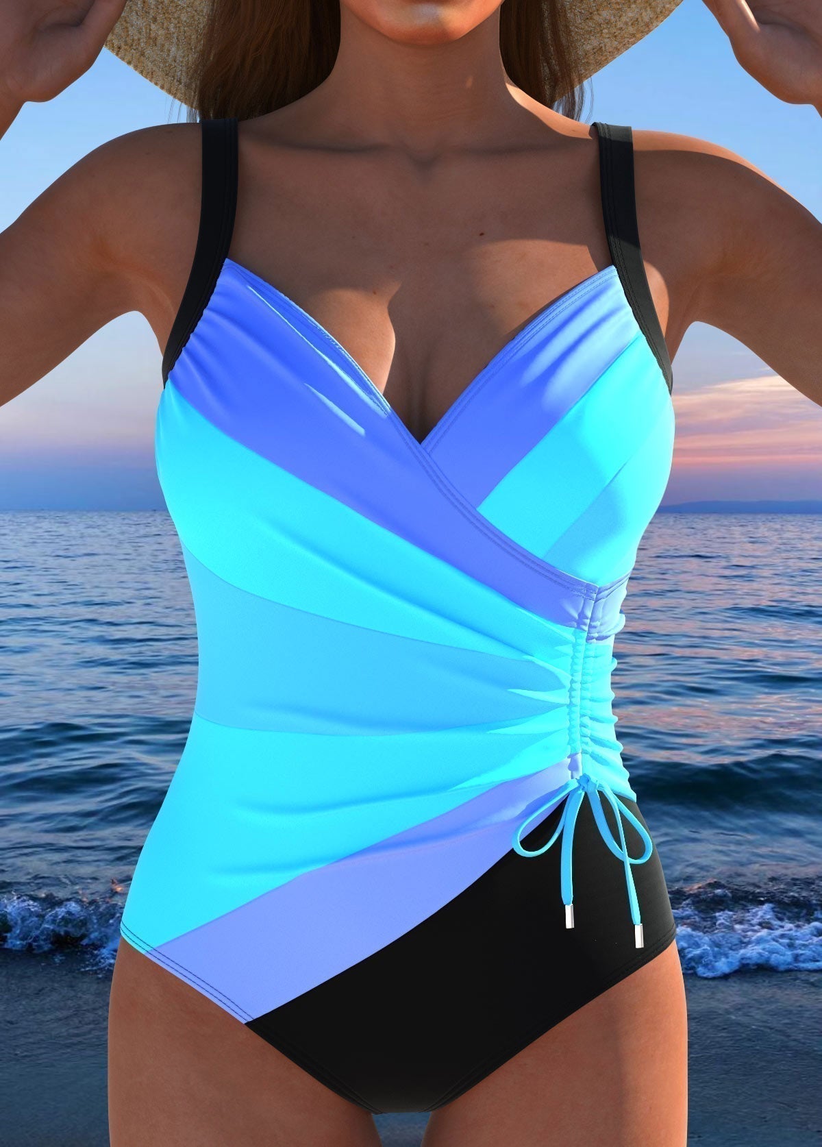 Éloria – Bañador elegante con estampado colorido