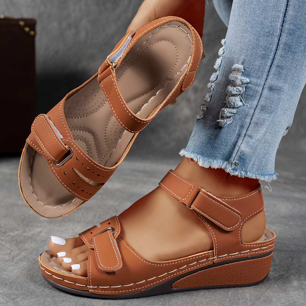 Sandalias ortopédicas cómodas Élise