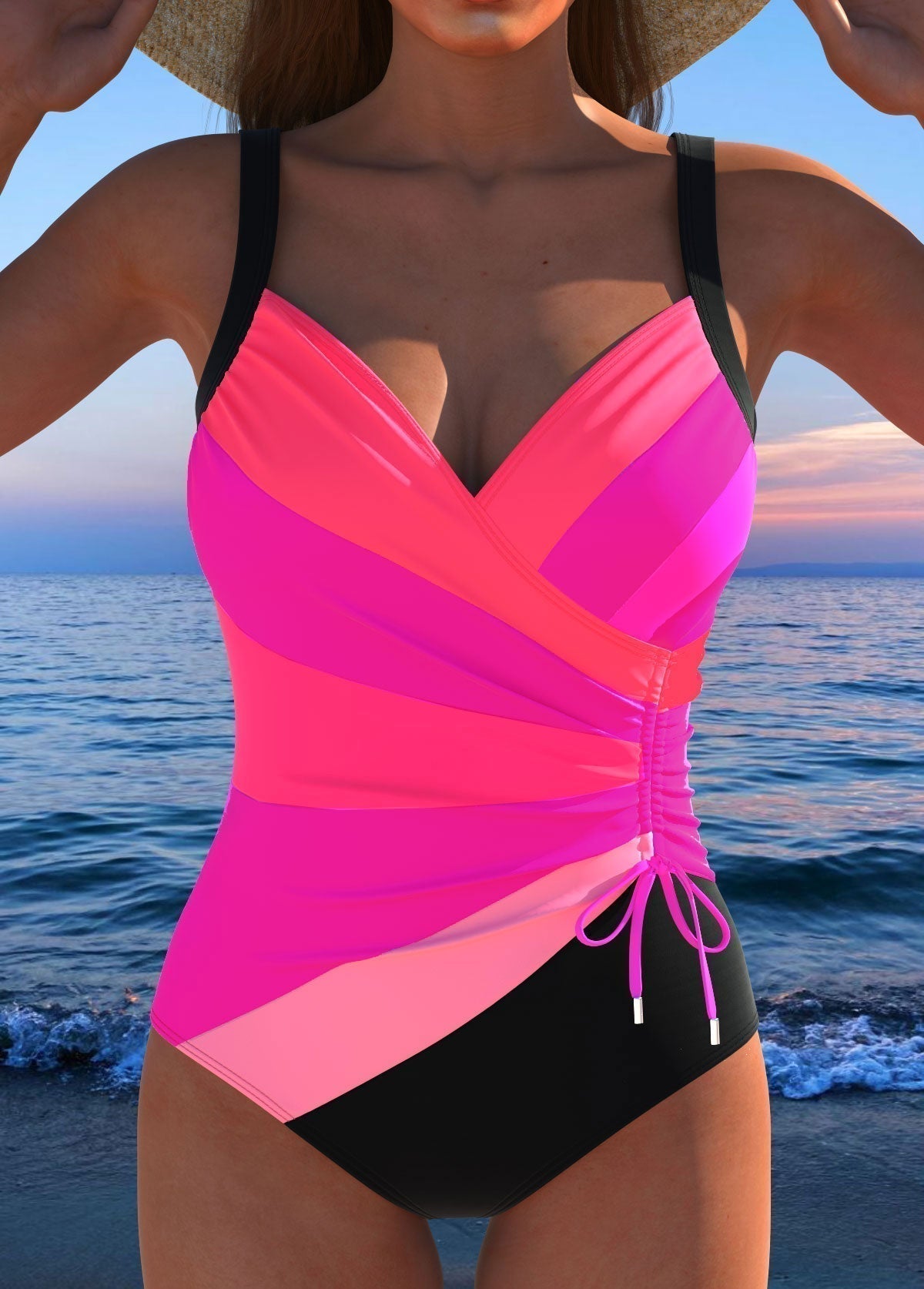 Éloria – Bañador elegante con estampado colorido