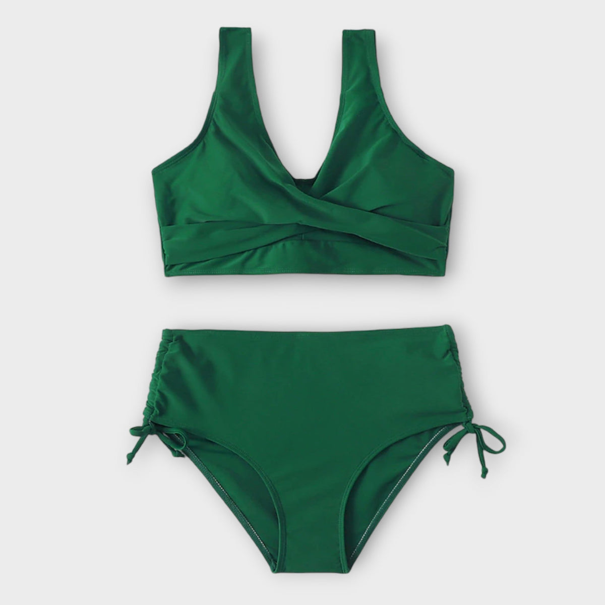 Moni - Conjunto de bikini de dos piezas con estilo