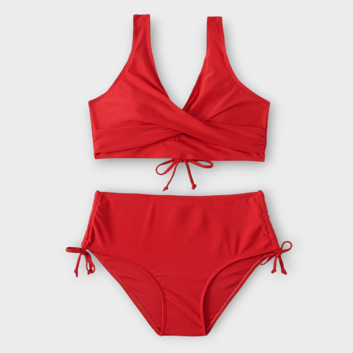 Moni - Conjunto de bikini de dos piezas con estilo