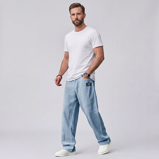 GABRIEL | PANTALONES LIGEROS DE CORTE RECTO
