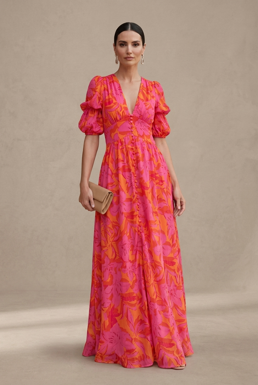 Sol | Vestido maxi tie dye