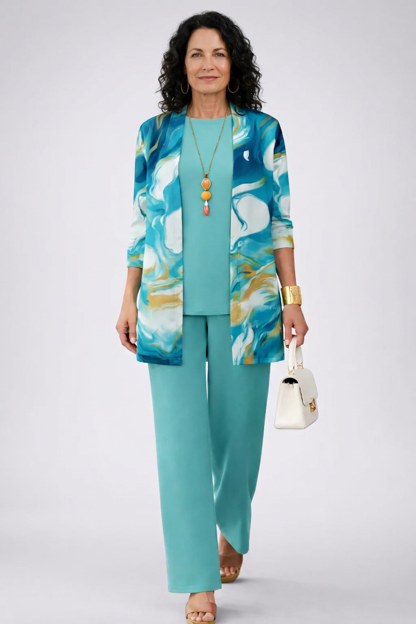 Traje de tres piezas