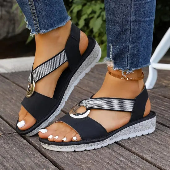 Zephiriane | Sandalias elegantes con sujeción ajustada